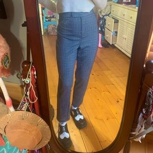 Wild Fable Black & White Plaid Trousers NWOT